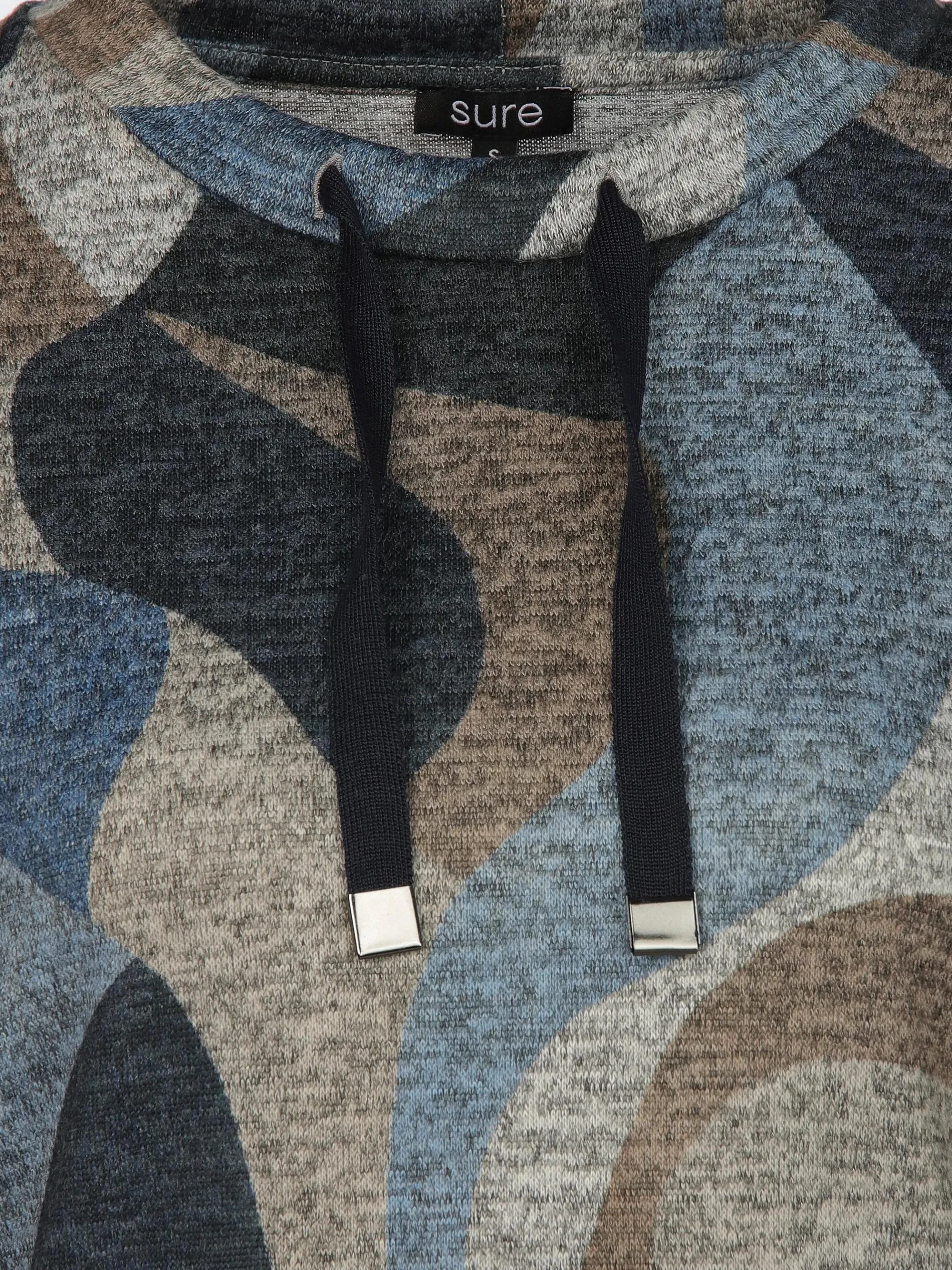 Damen Print Flauschshirt