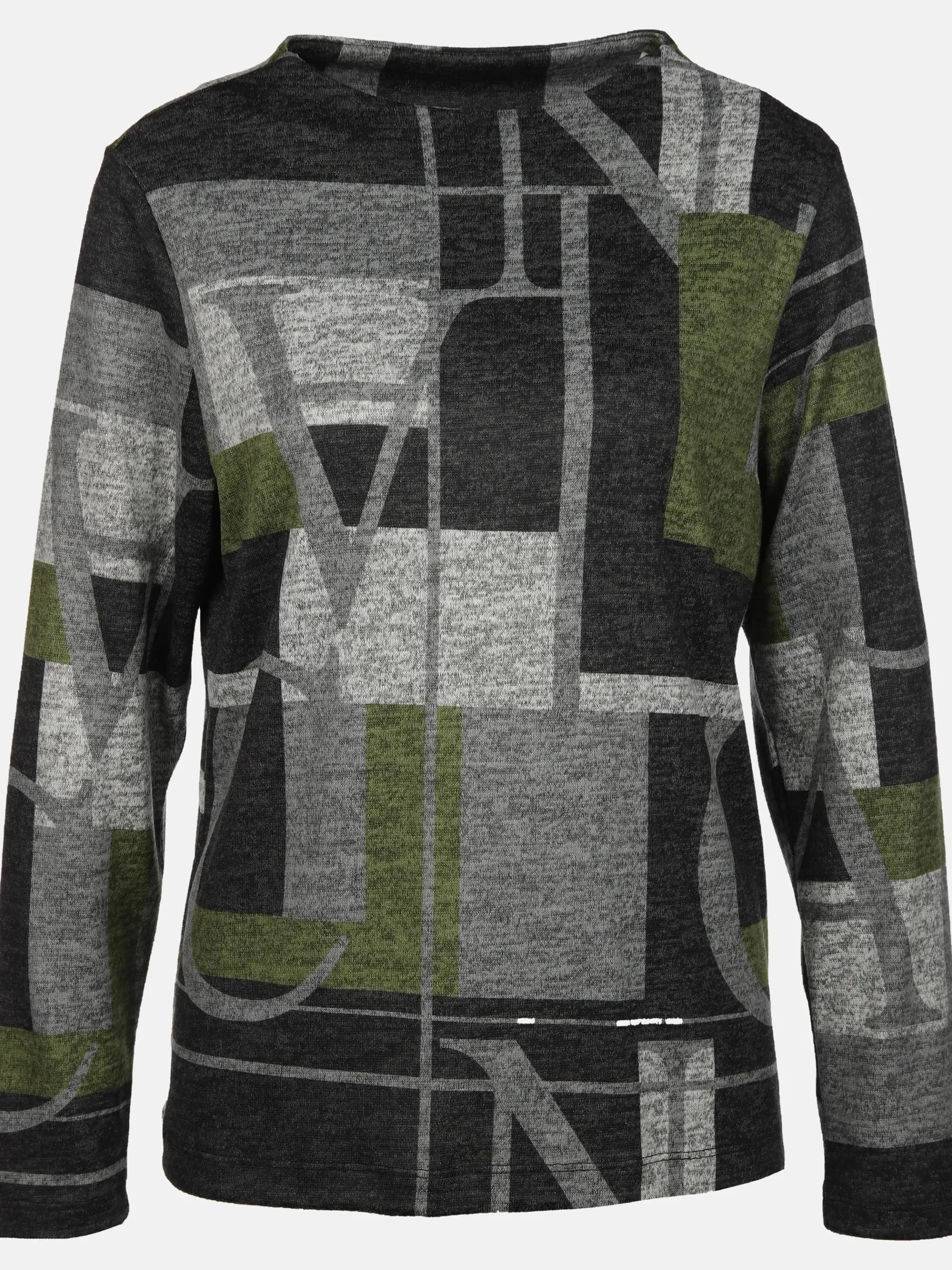 Damen Print Flauschshirt