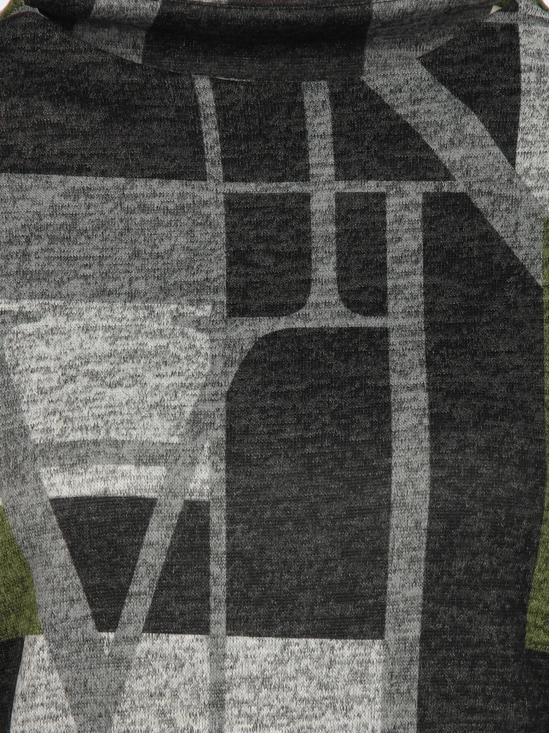 Damen Print Flauschshirt