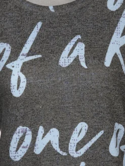 Damen Print Flauschshirt