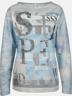 Damen Printshirt mit langem Arm