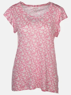 Damen Printshirt mit Volantärmeln