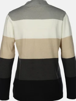 Damen Pullover "Cashmere Like" mit Streifen