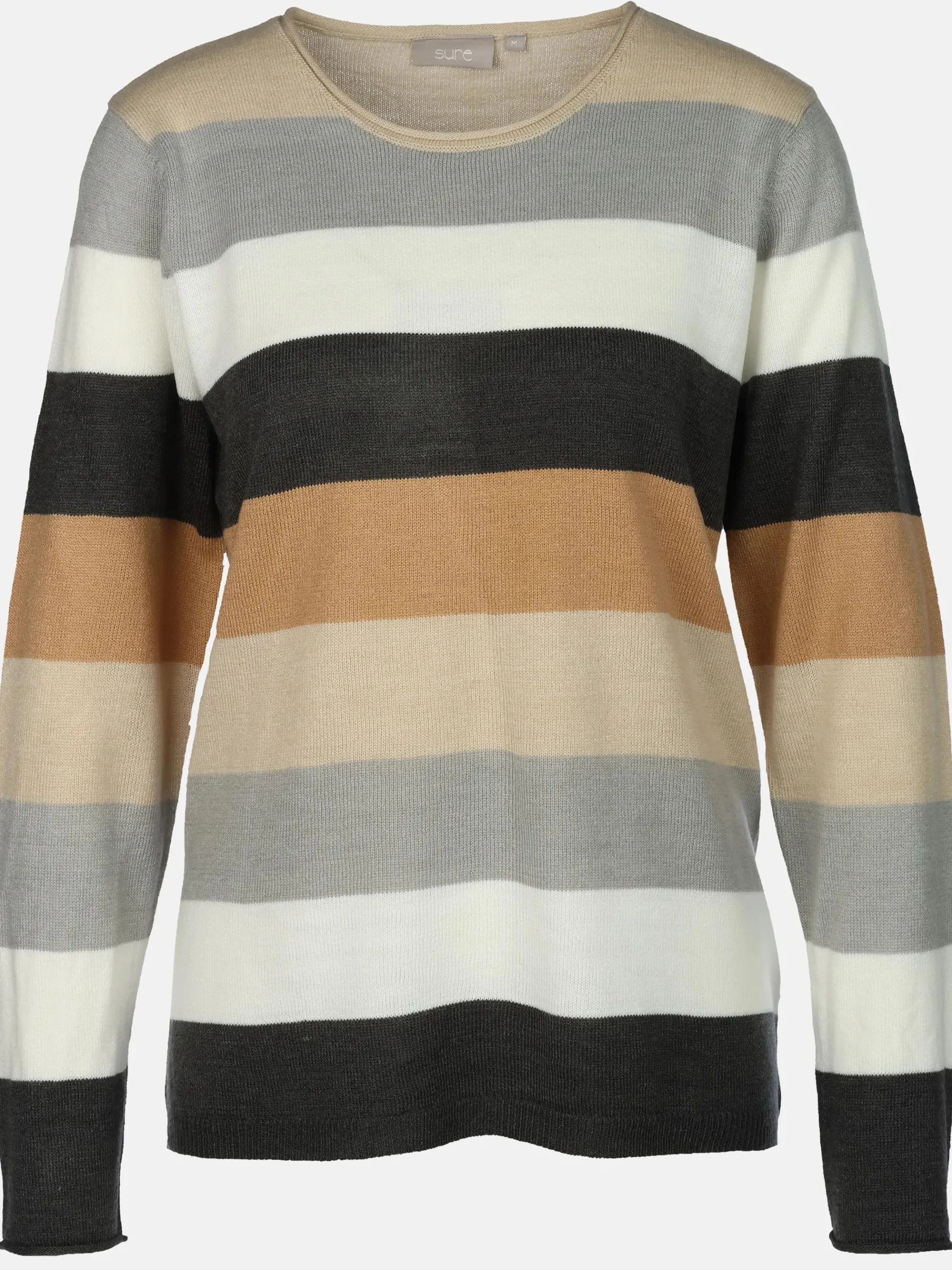 Damen Pullover "Cashmere Like" mit breiten Frabstreifen