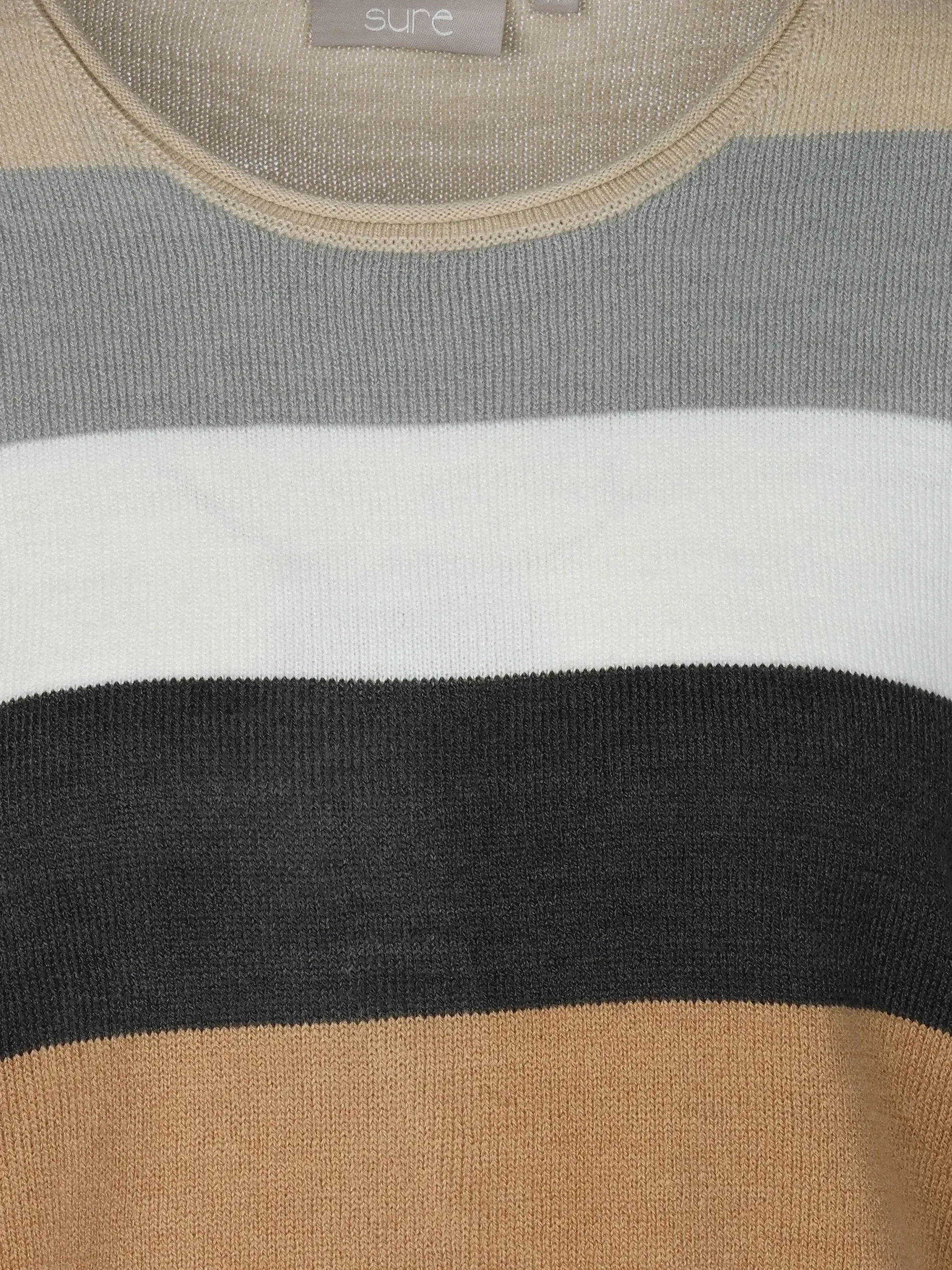 Damen Pullover "Cashmere Like" mit breiten Frabstreifen