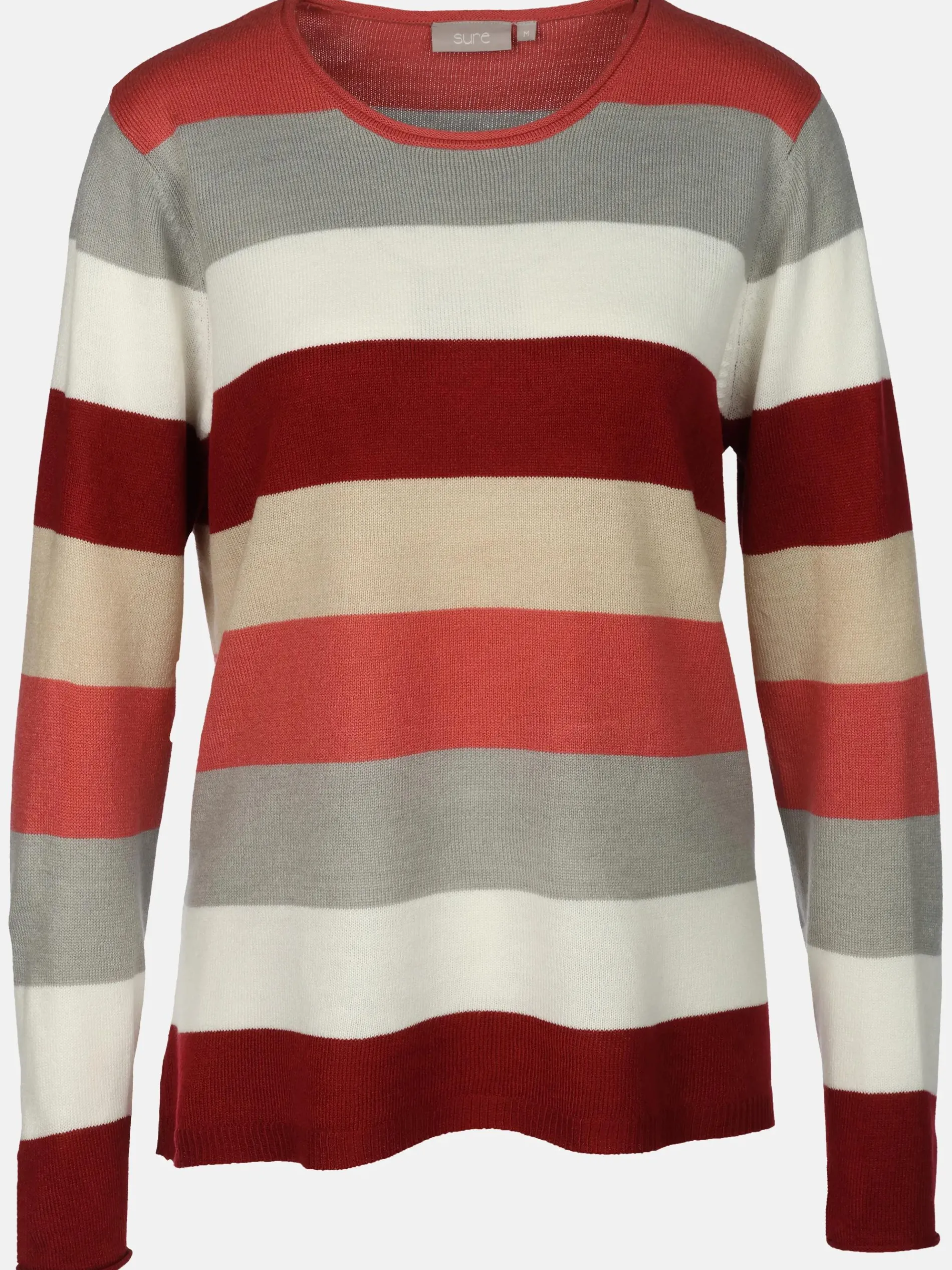 Damen Pullover "Cashmere Like" mit breiten Frabstreifen