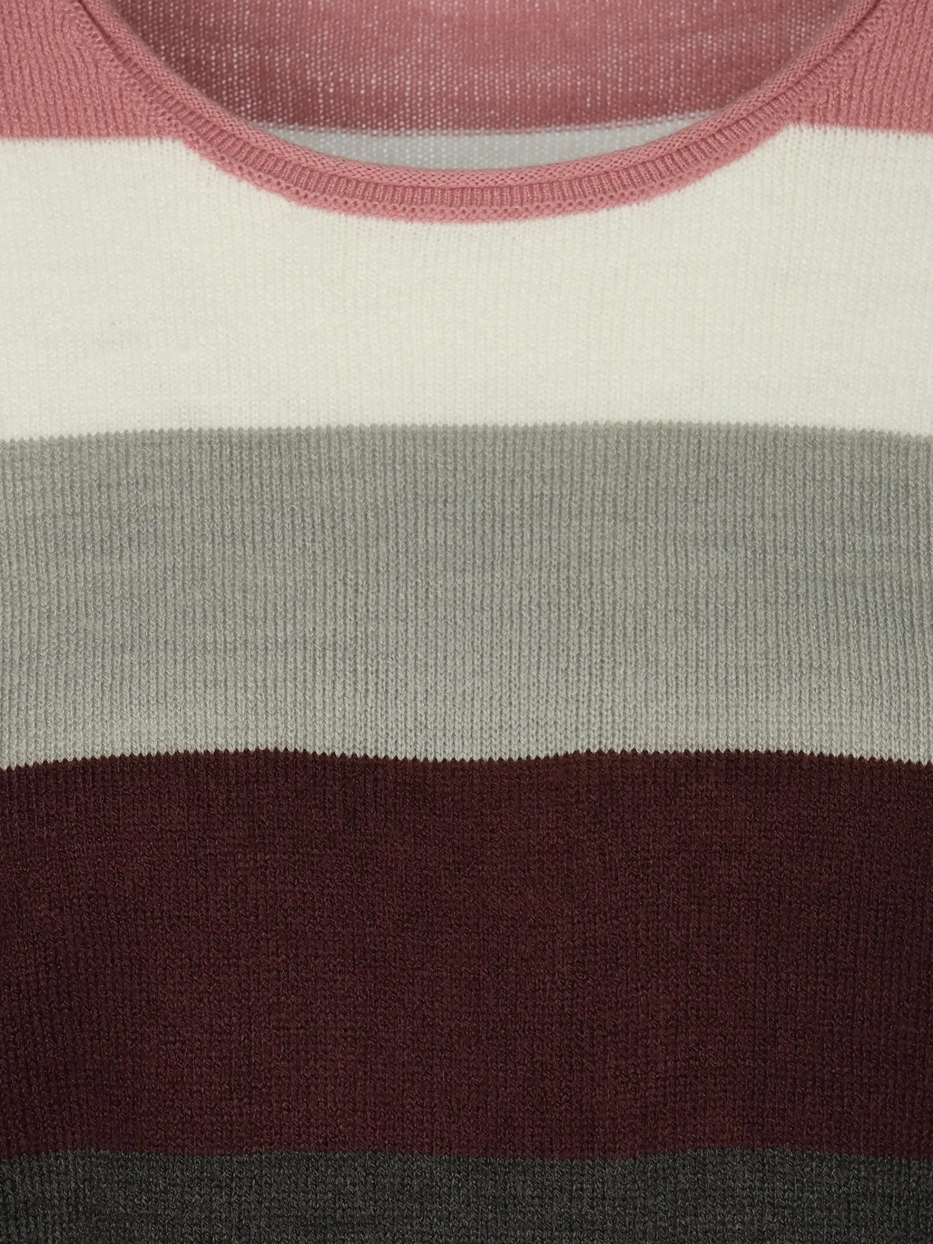 Damen Pullover "Cashmere Like" mit breiten Frabstreifen