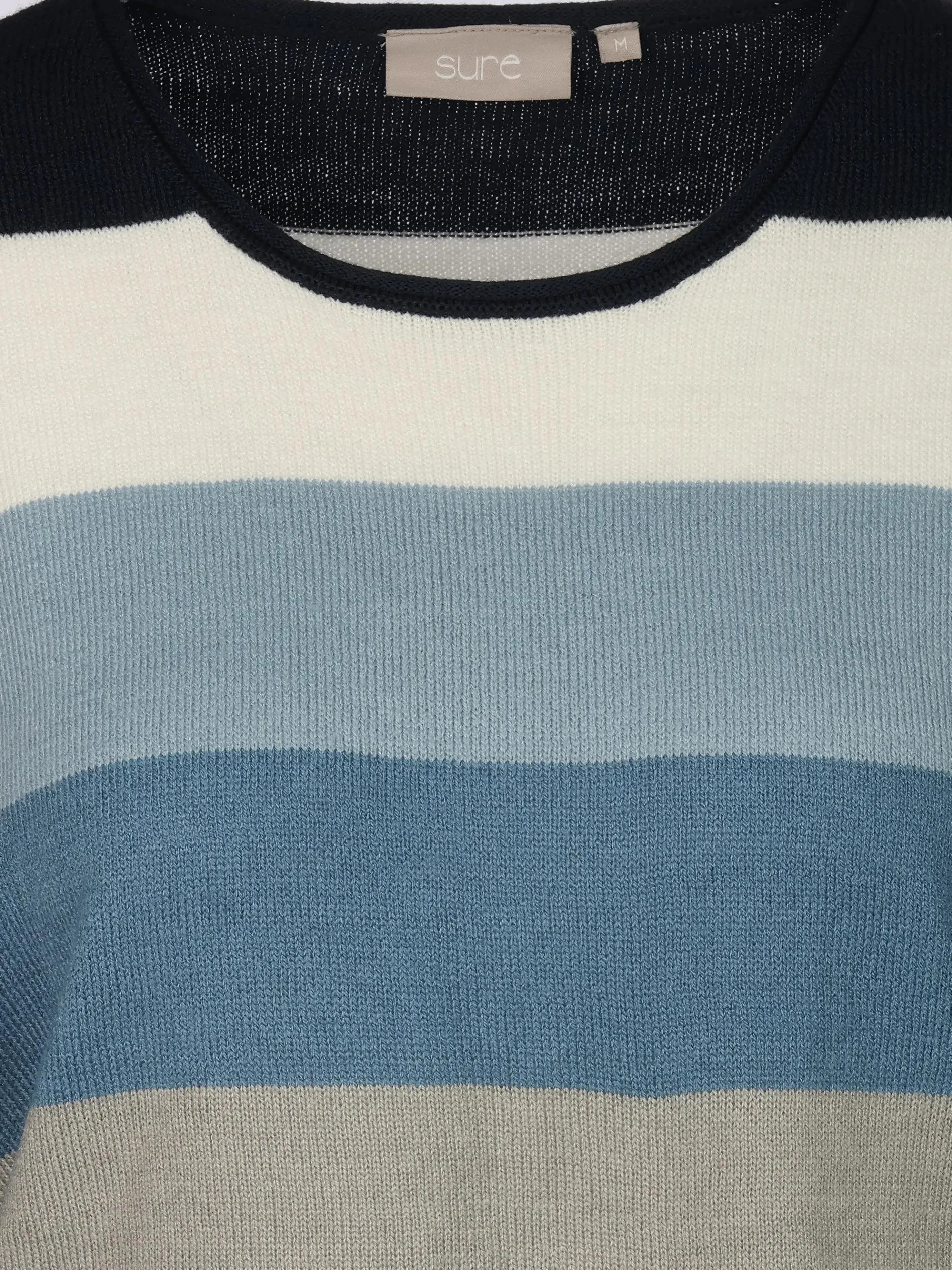 Damen Pullover "Cashmere Like" mit breiten Frabstreifen