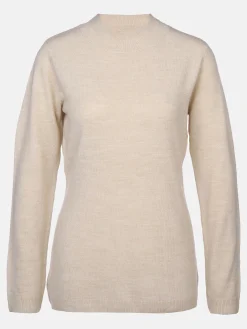 Damen Pullover "Cashmere-Like" mit Stehkragen