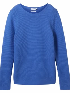 Damen Pullover in Ottoman Ripp