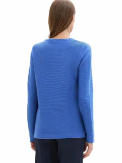 Damen Pullover in Ottoman Ripp