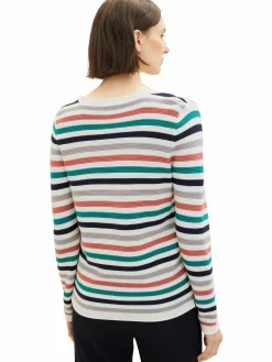 Damen Pullover in Ottoman Ripp