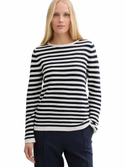 Damen Pullover in Ottoman Ripp