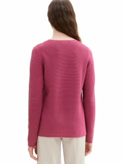 Damen Pullover in Ottoman Ripp