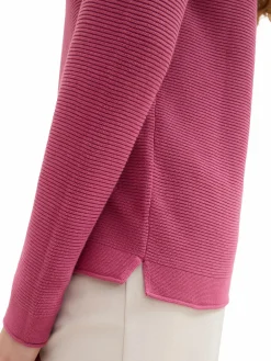 Damen Pullover in Ottoman Ripp