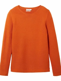 Damen Pullover in Ottoman Ripp