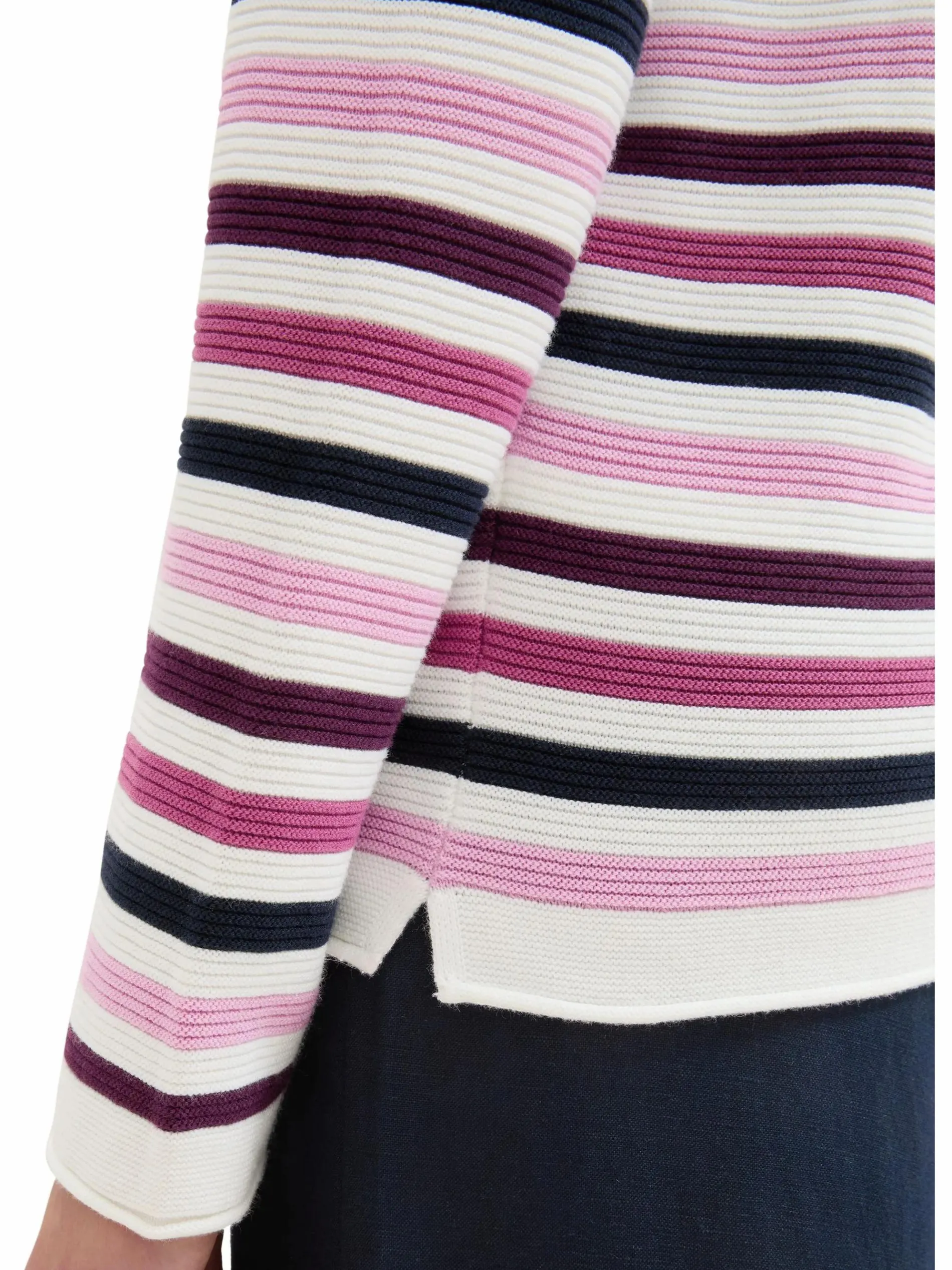 Damen Pullover in Ottoman Ripp