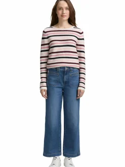 Damen Pullover in Ottoman Ripp