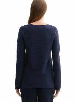 Damen Pullover in Ottoman Ripp