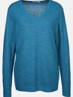 Damen Pullover in Ottoman Ripp