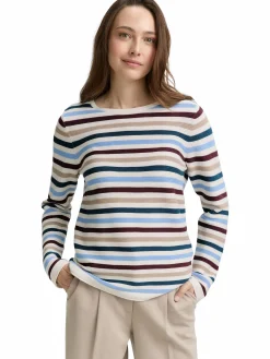 Damen Pullover in Ottoman Ripp