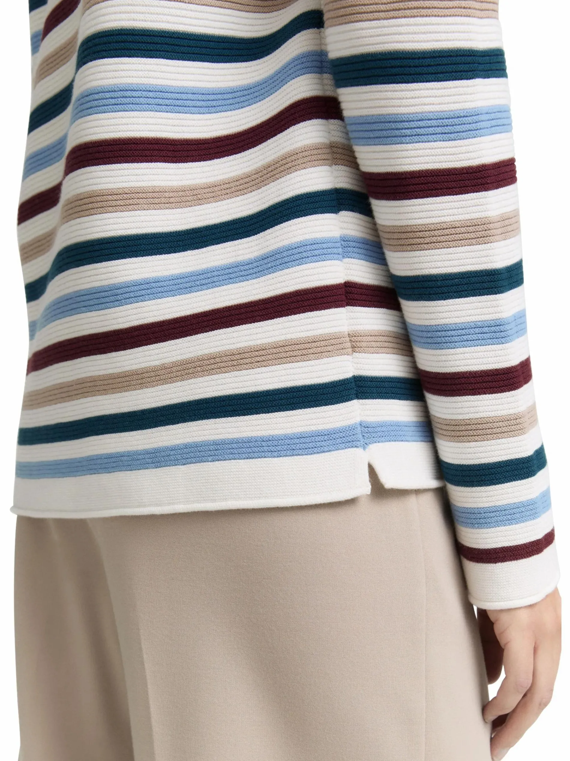 Damen Pullover in Ottoman Ripp