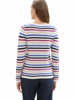 Damen Pullover in Ottoman Ripp