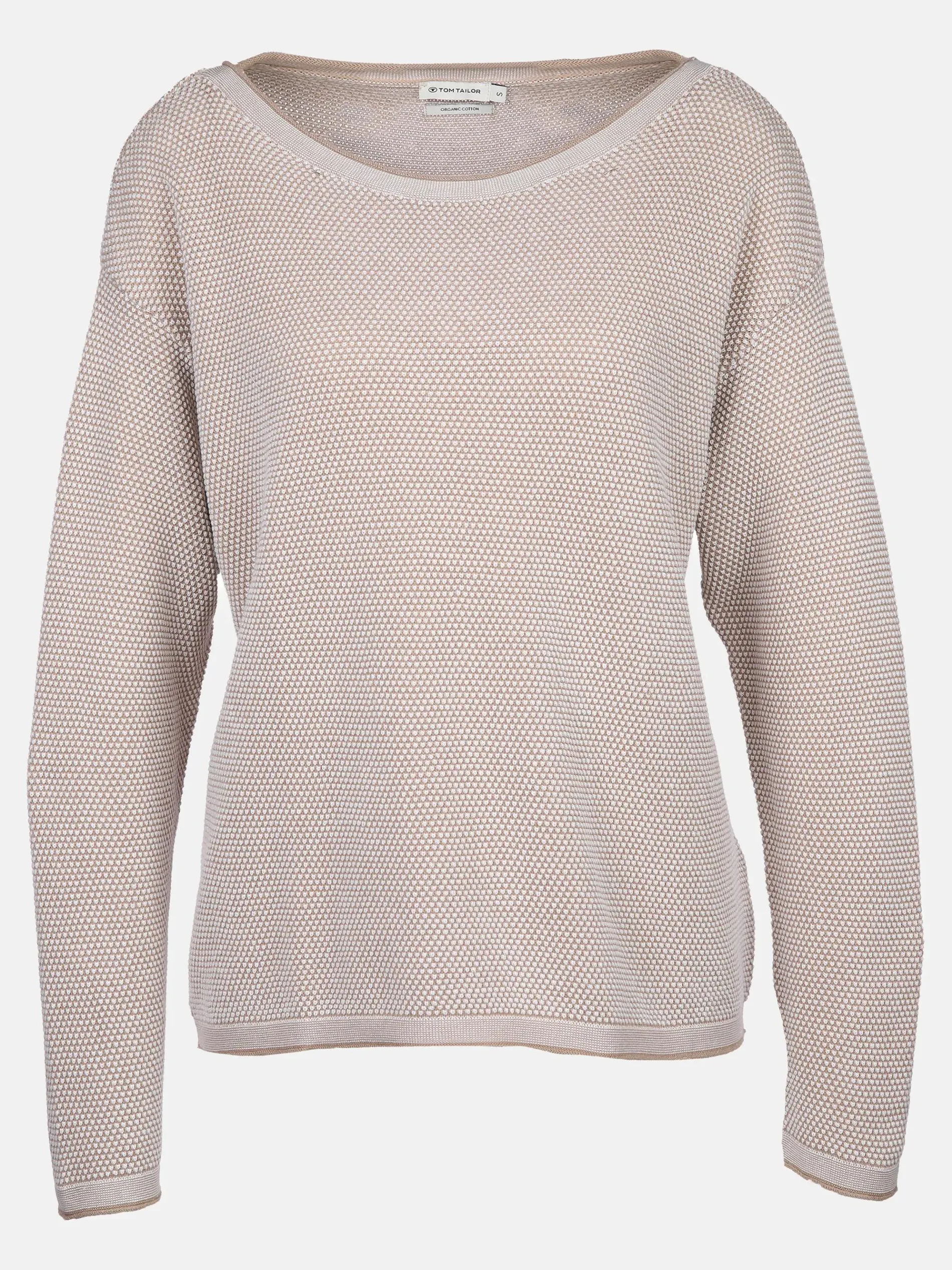 Damen Pullover in Waffelstruktur