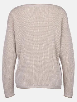 Damen Pullover in Waffelstruktur