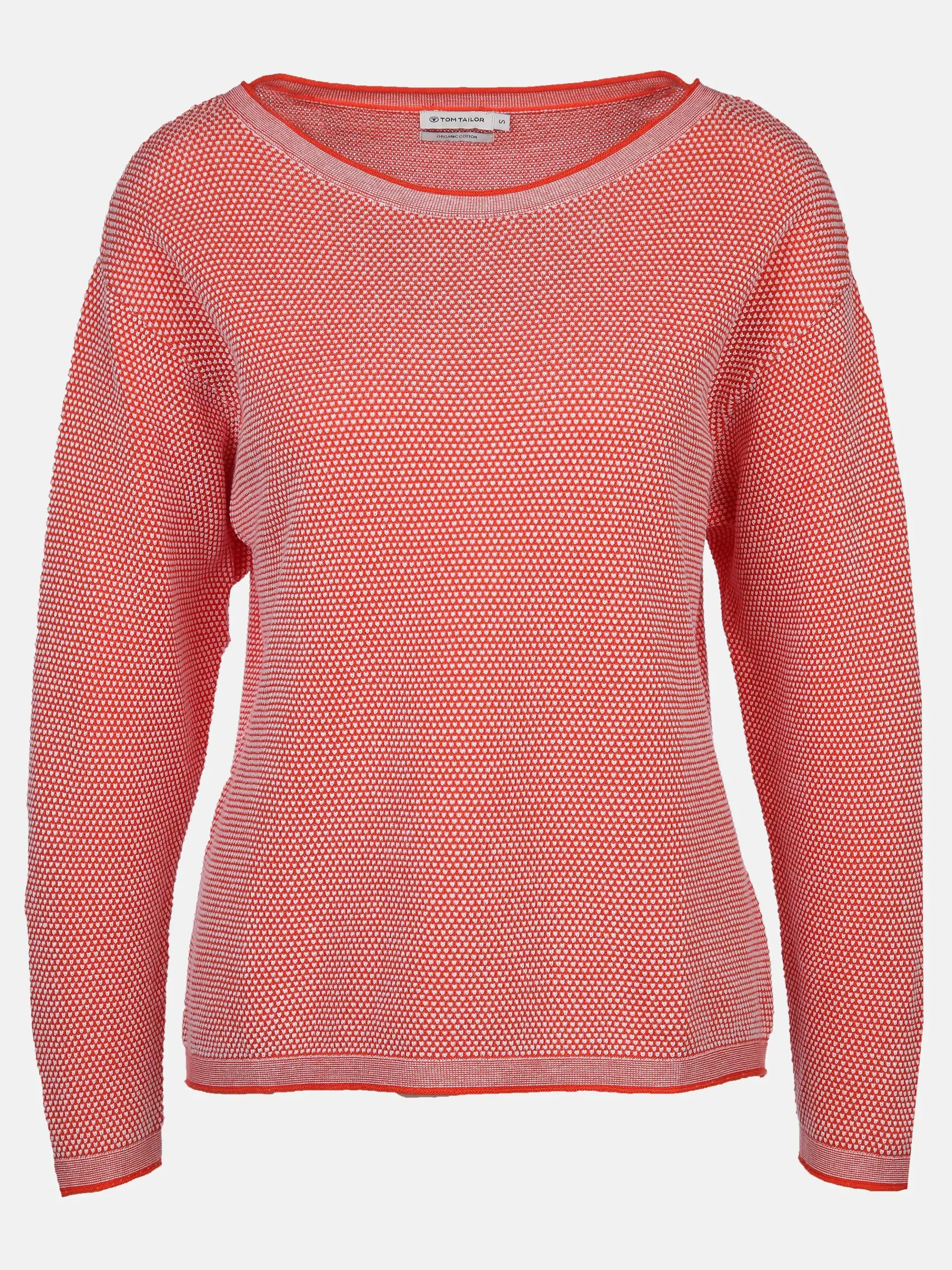 Damen Pullover in Waffelstruktur