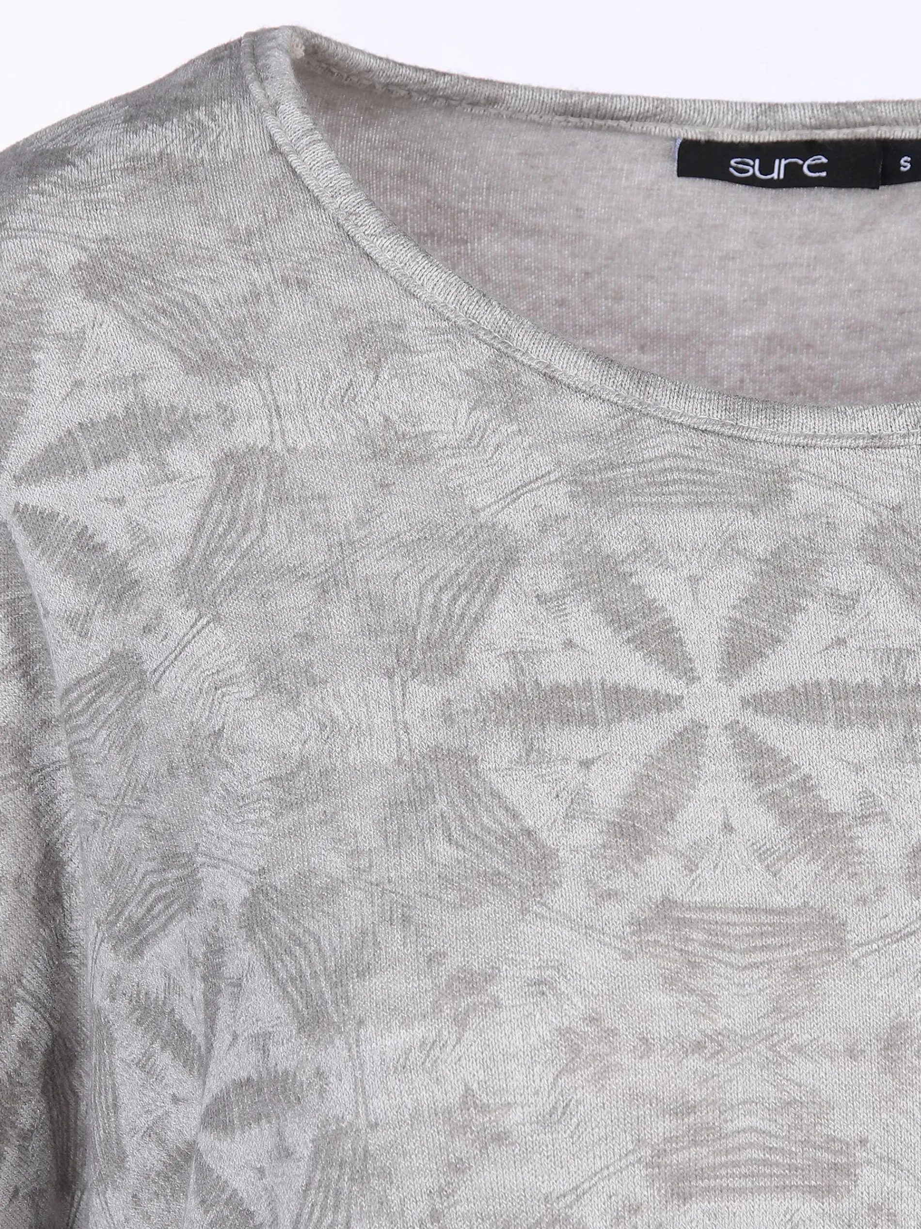 Damen Pullover mit Alloverprint