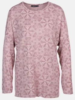 Damen Pullover mit Alloverprint