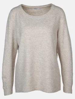 Damen Pullover mit Rippdetails