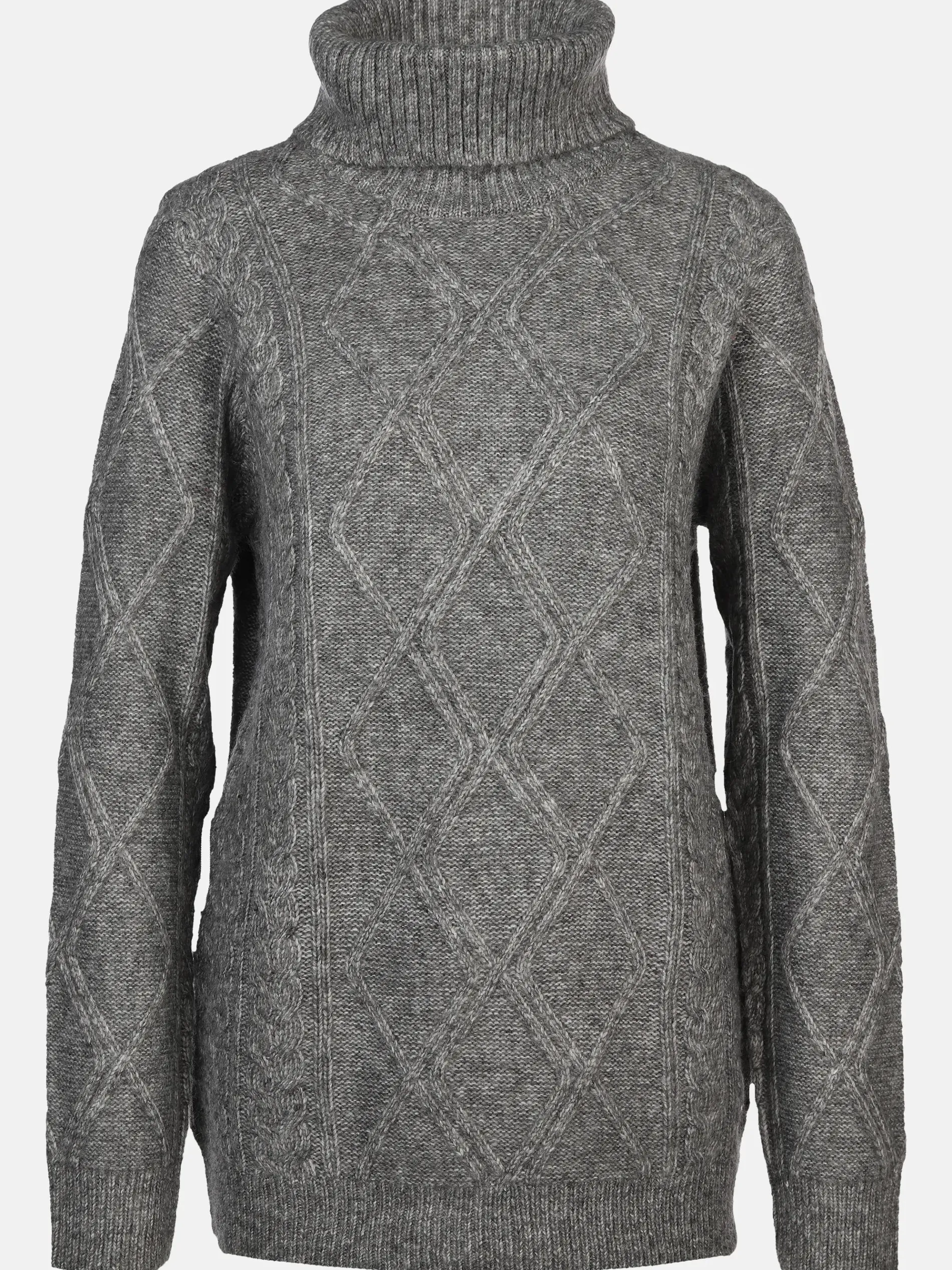 Damen Pullover mit Rollkragen und Muster