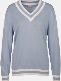 Damen Pullover mit V-Ausschnitt