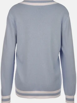 Damen Pullover mit V-Ausschnitt