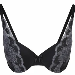 Damen Push Up BH mit Spitzenbesatz