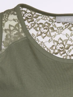 Damen Pyjama mit 3/4 Hose