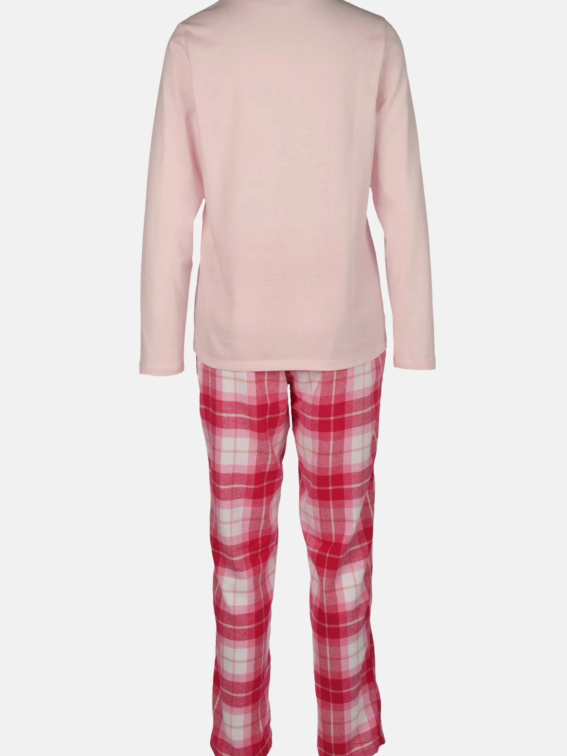 Damen Pyjama mit Flanellhose