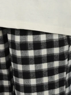 Damen Pyjama mit Flanellhose