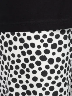 Damen Pyjama mit gemusterter Hose