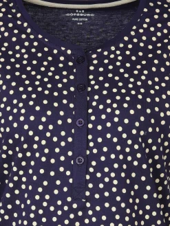 Damen Pyjama mit Knopfleiste