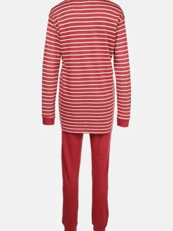 Damen Pyjama mit Streifendessin