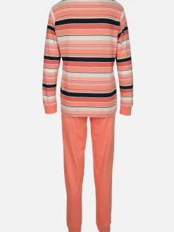 Damen Pyjama mit Streifen