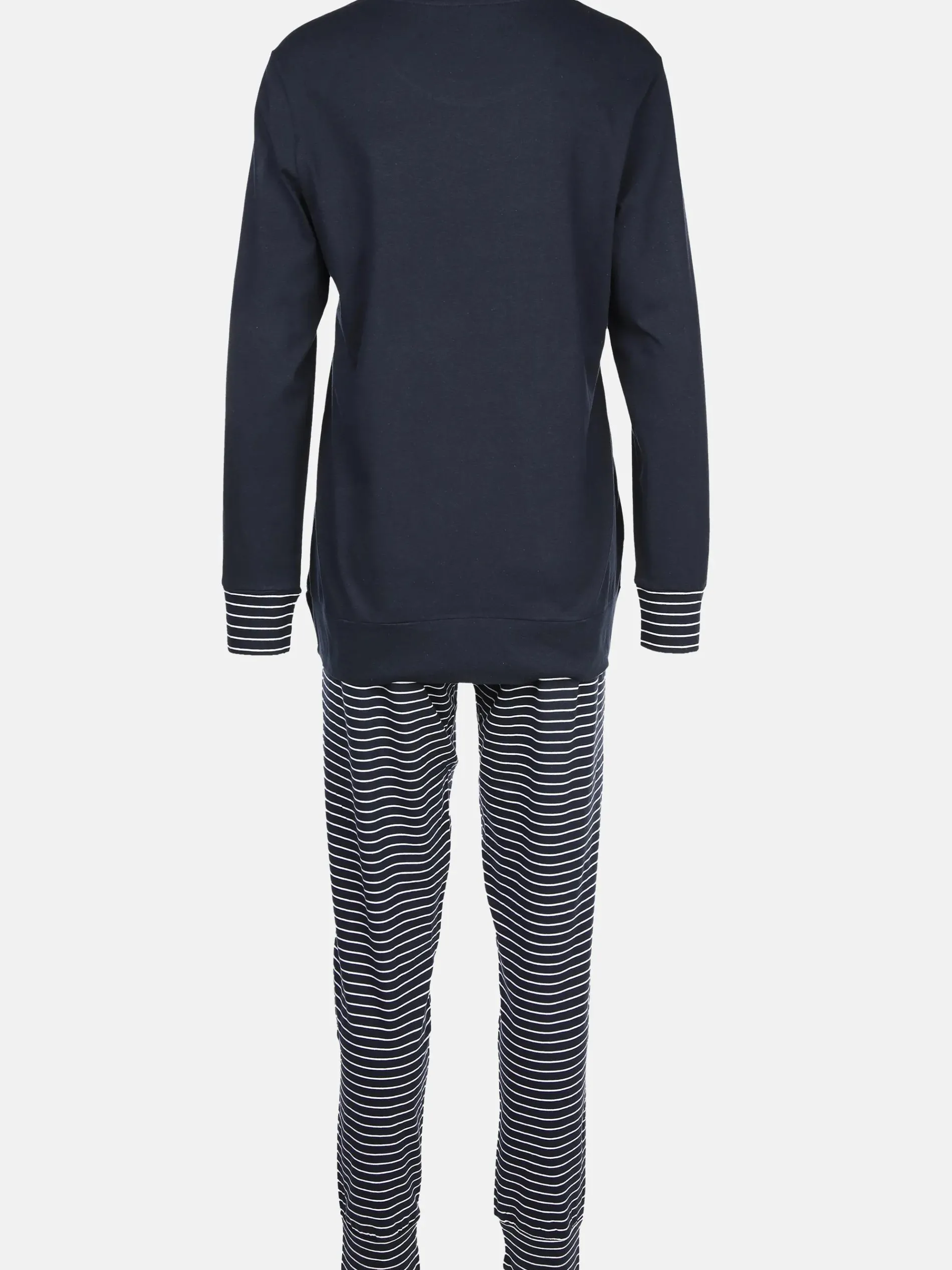 Damen Pyjama mit Streifen