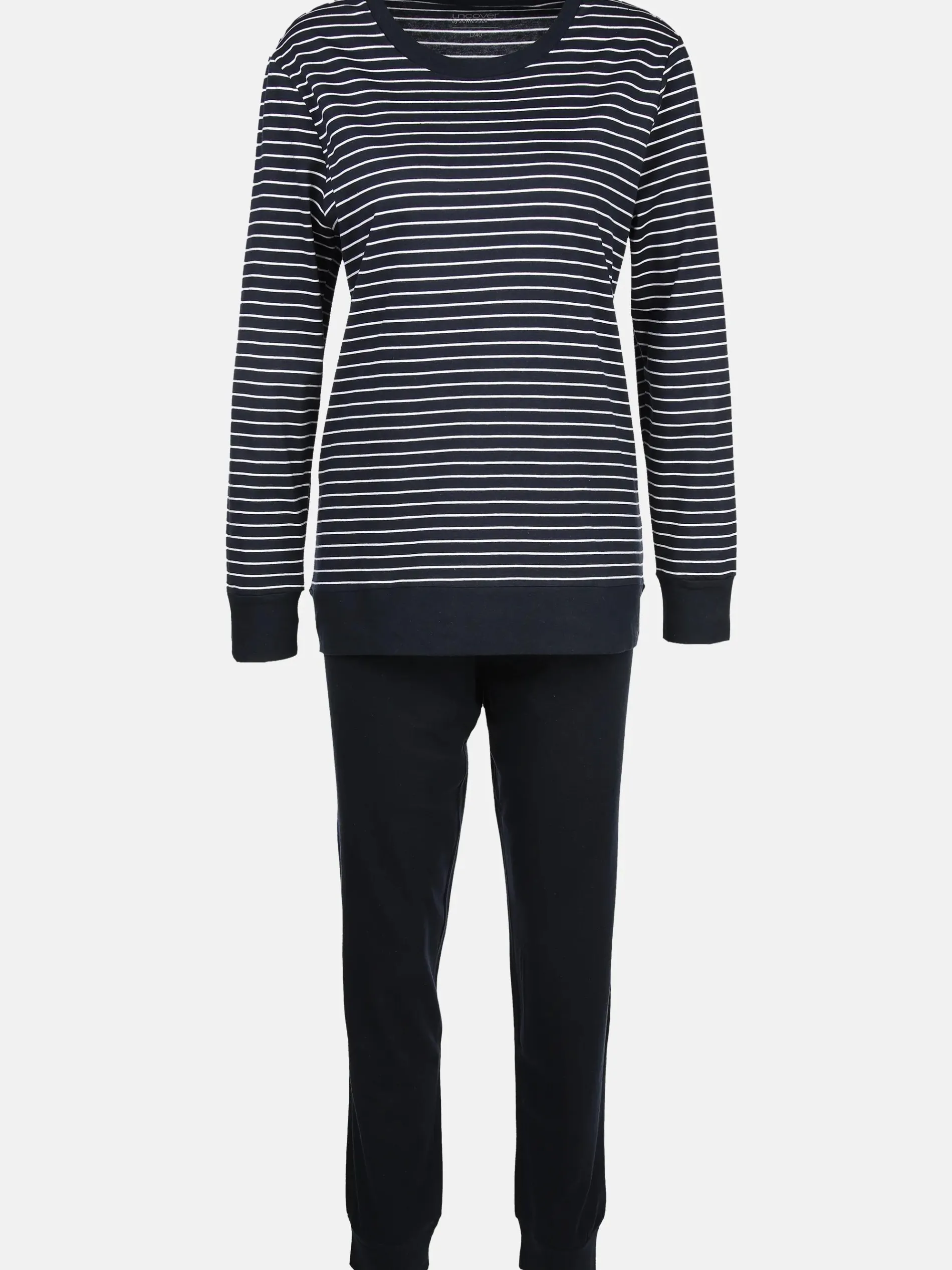 Damen Pyjama mit Streifen