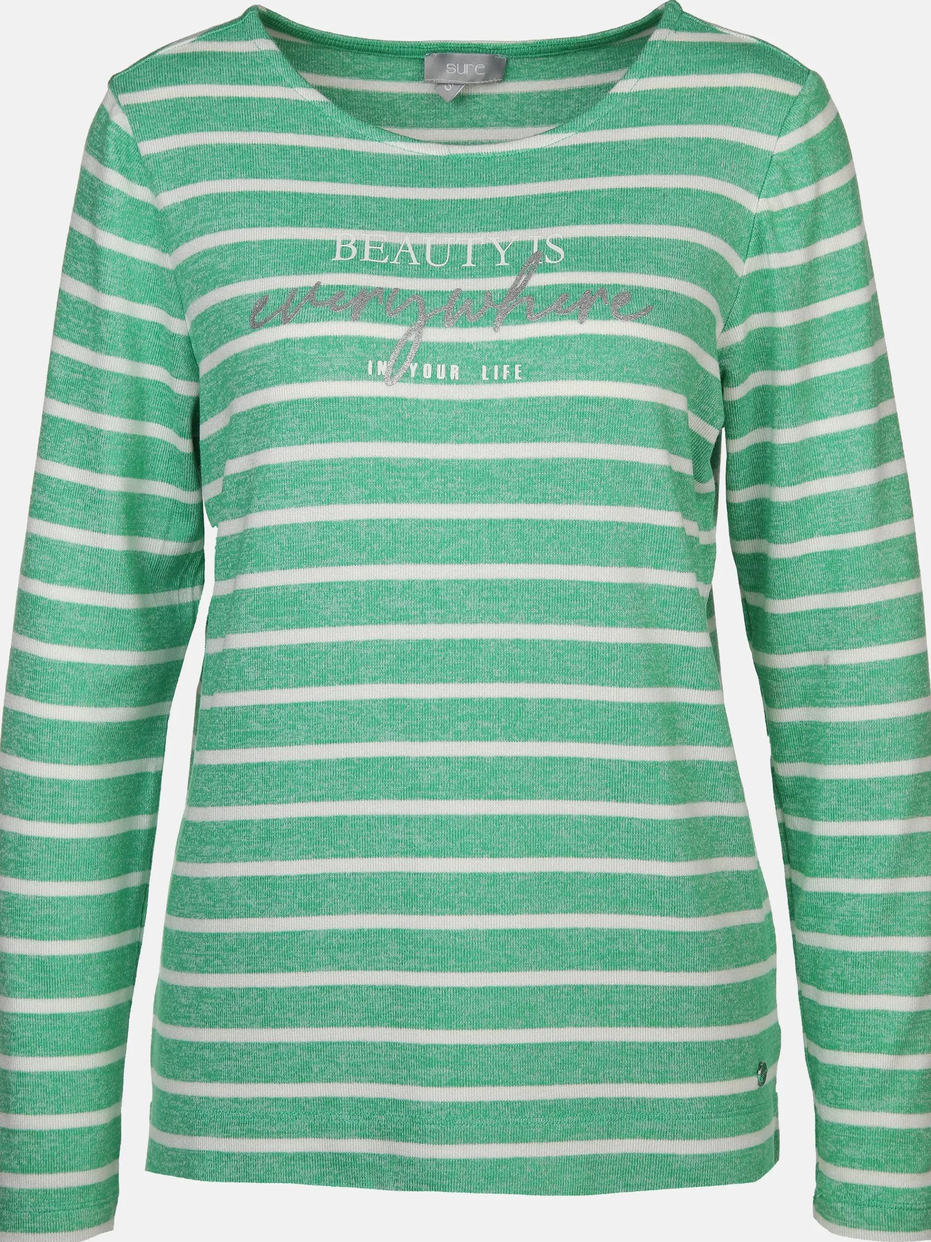 Damen Ringelshirt in Strickoptik