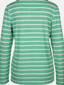 Damen Ringelshirt in Strickoptik