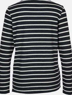 Damen Ringelshirt in Strickoptik