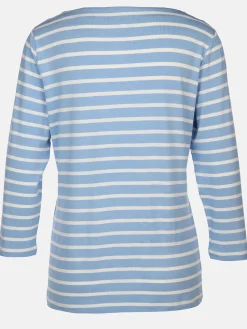 Damen Ringelshirt mit Glitzerprint